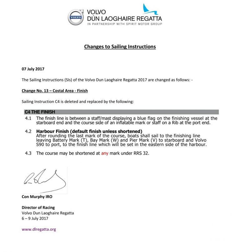 Amendment to SI No.13