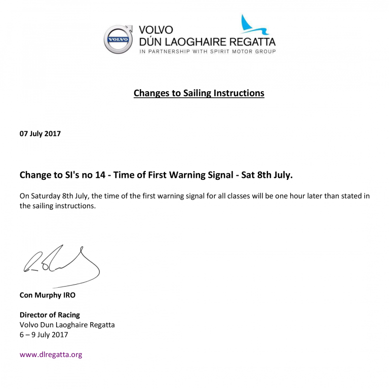 Amendment to SI No.14