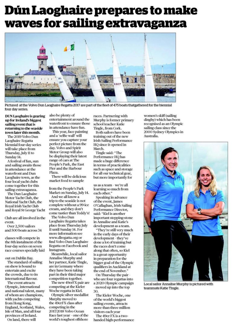 Southside People :: Dún Laoghaire prepares to make waves for sailing extravaganza
